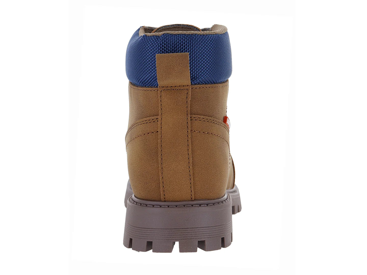 Botas Militares Yuyin Color Cajeta para Niño