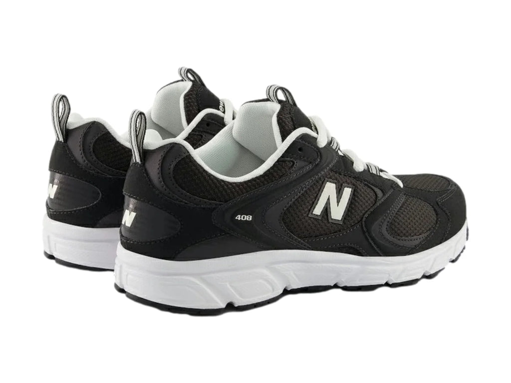 Tenis New Balance 408 Negro con Blanco para Mujer
