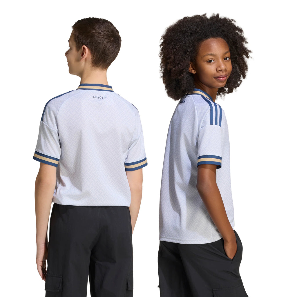 adidas Italy Away Youth Soccer Jersey 2026 Blue
