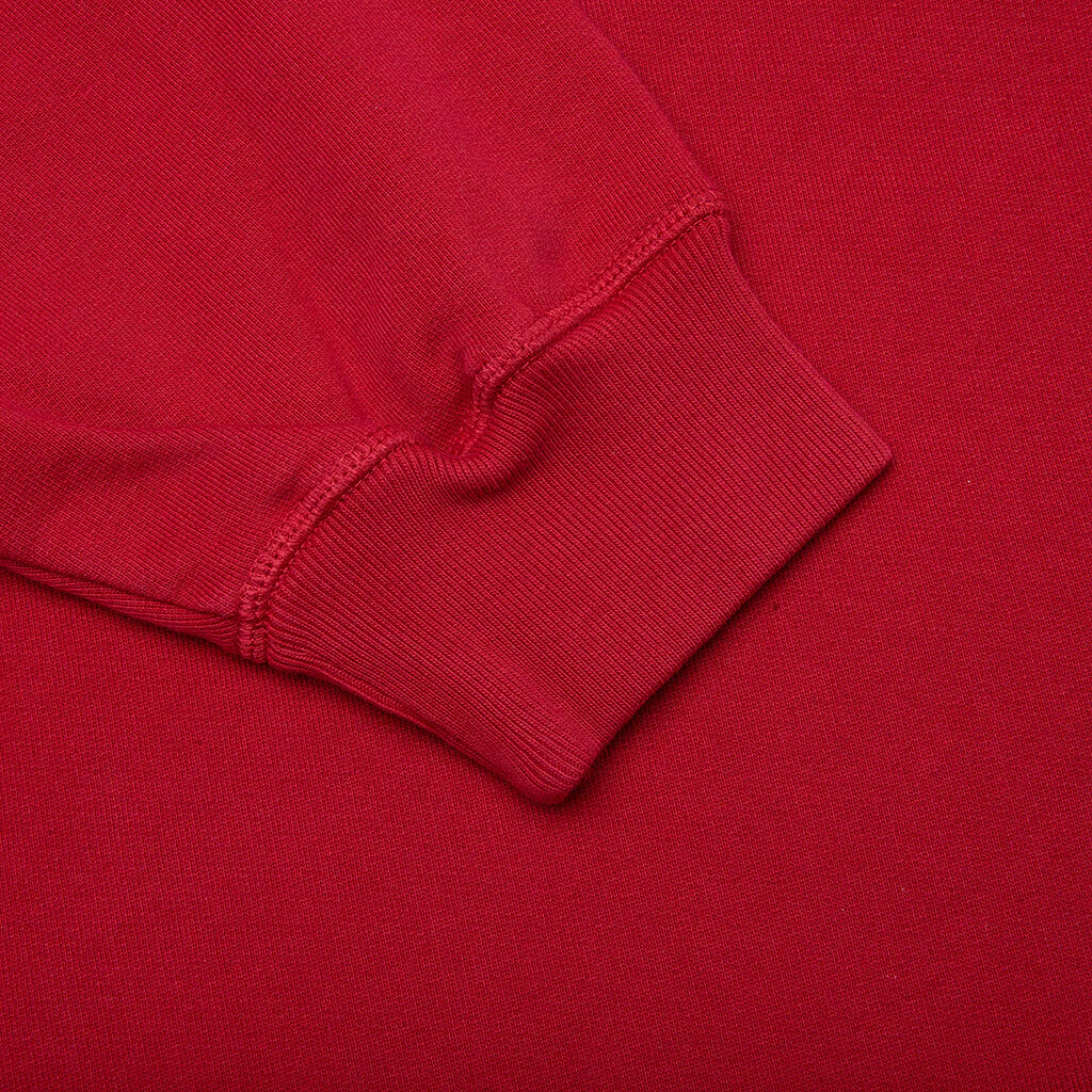 Rounded PAR Crew Neck Sweatshirt Ruby Red