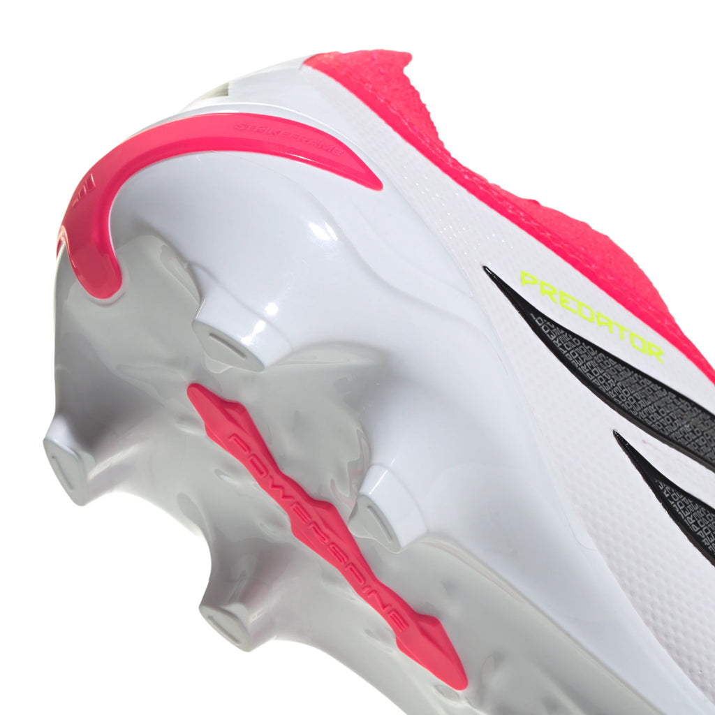 adidas Predator League Laceless FG Firm Ground Mens Soccer Cleats Red Black White