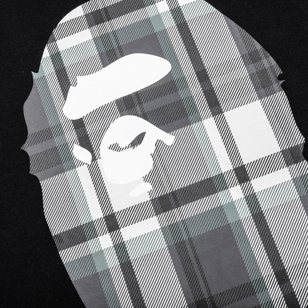 Bape Check by Bathing Ape Tee Black