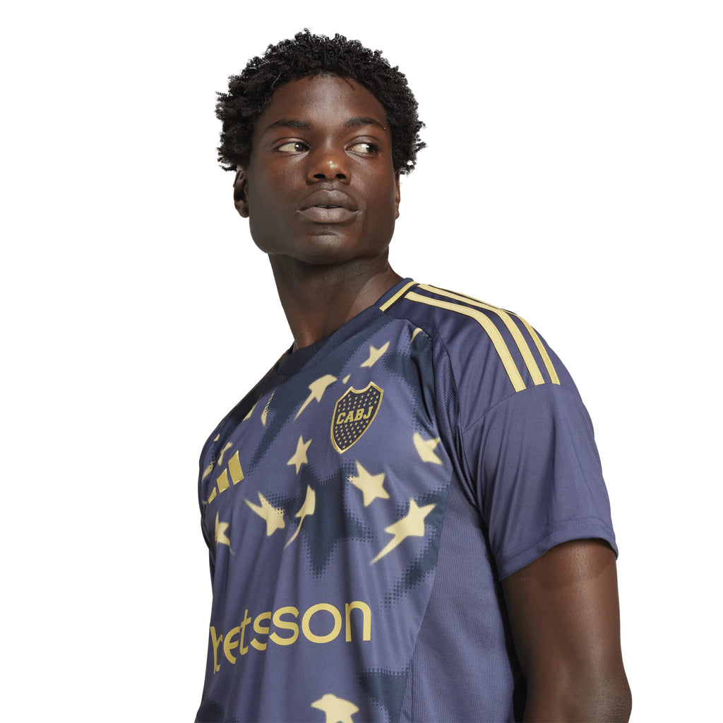 adidas Mens Boca Juniors Third Jersey 24 25 Navy