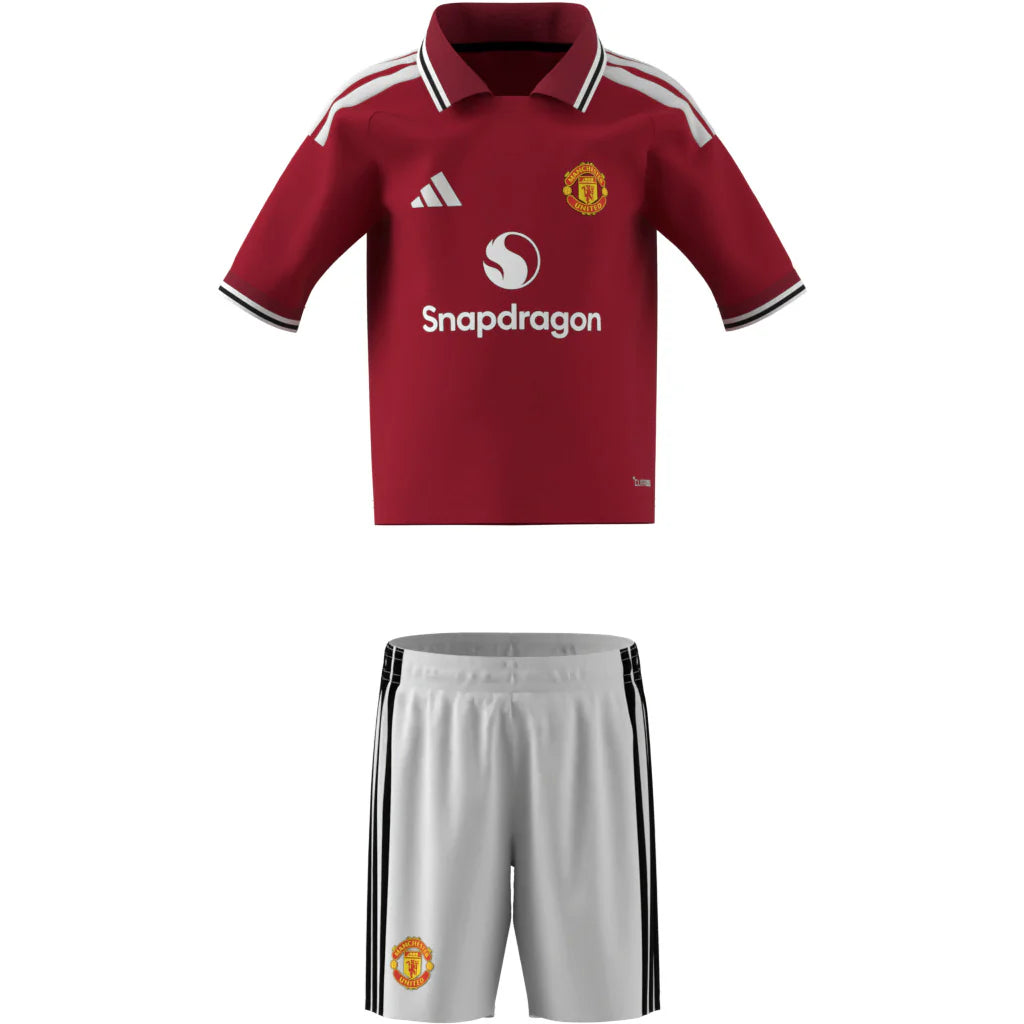 adidas Manchester United Home Soccer Mini Kids Set 26 27 Red