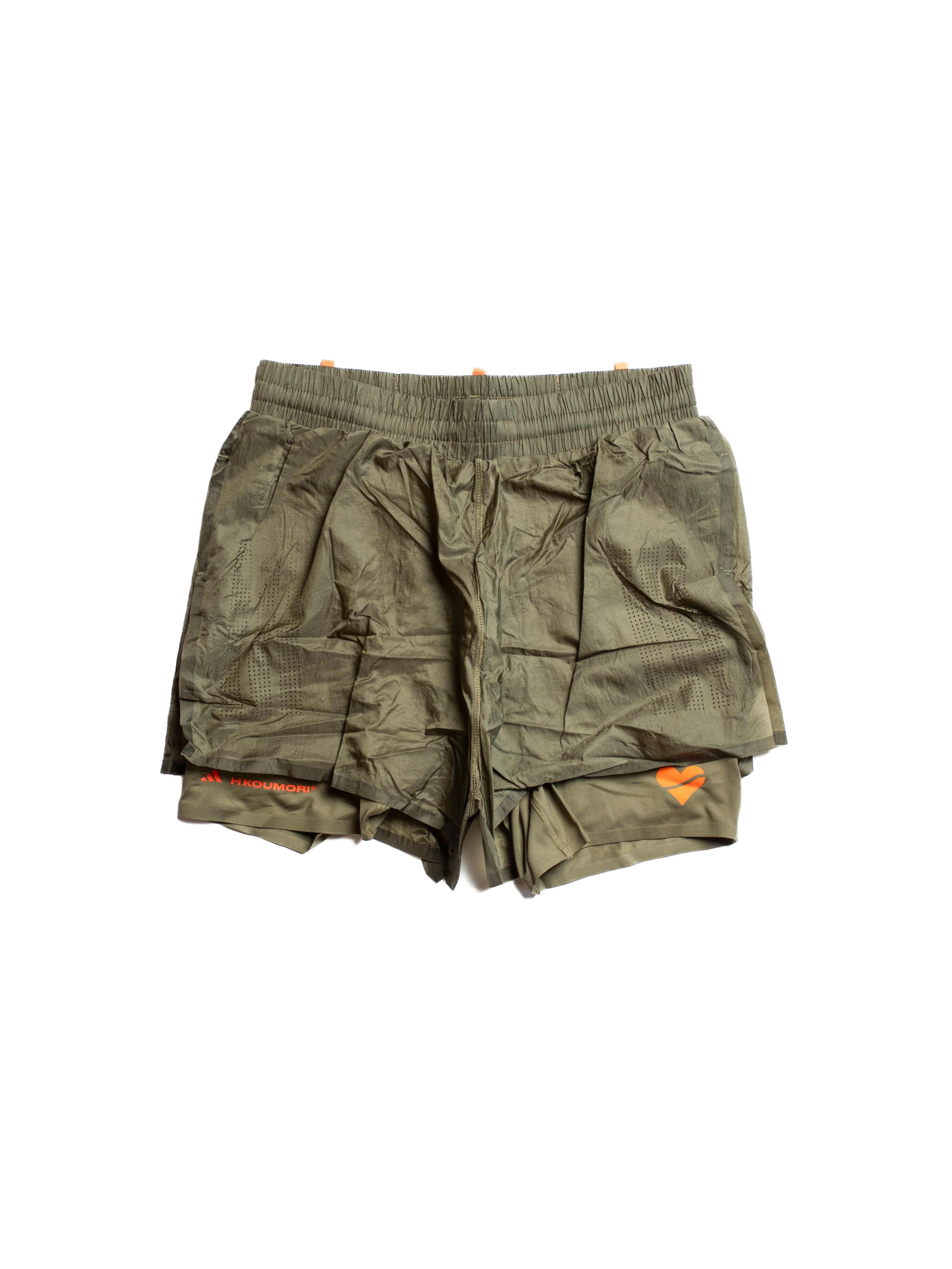 Adidas Mens Adi365 HKoumori Running 2 In 1 Shorts