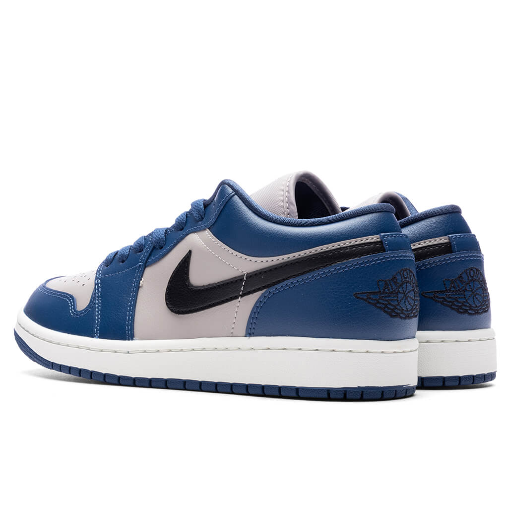 Womens Air Jordan 1 Low French Blue Black College Grey Sail