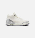 Air Jordan 3 Sail Cement Womens Lifestyle Shoe Sail Cement Grey Metallic Silver