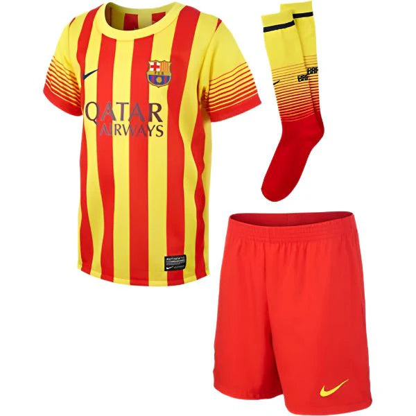 Nike Barcelona Aweay Mini Kit 13 Yellow Red Navy