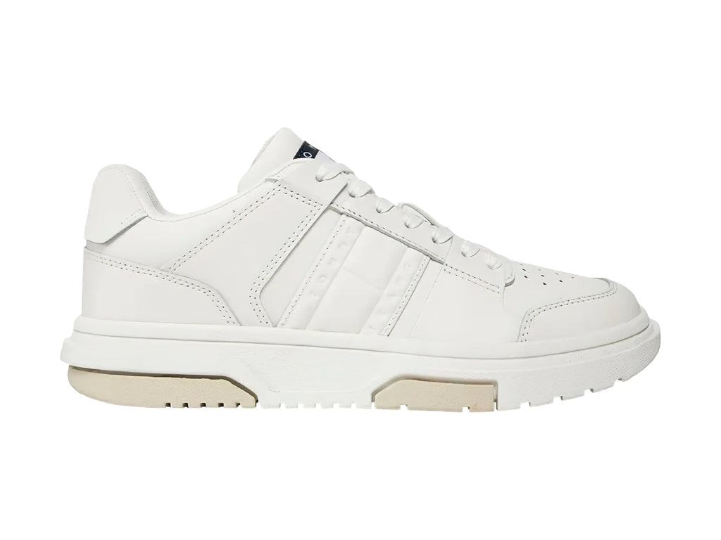 Tenis Tommy Hilfiger The Brooklyn Leather Ecru para Mujer