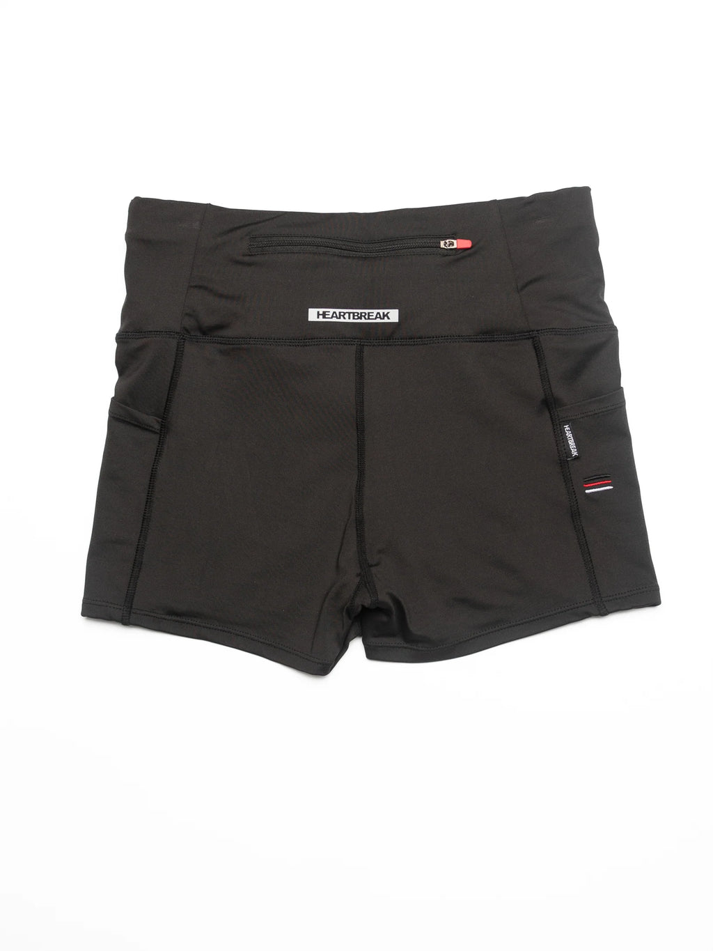 Heartbreak Womens Triple Pocket 2 Running Shorts