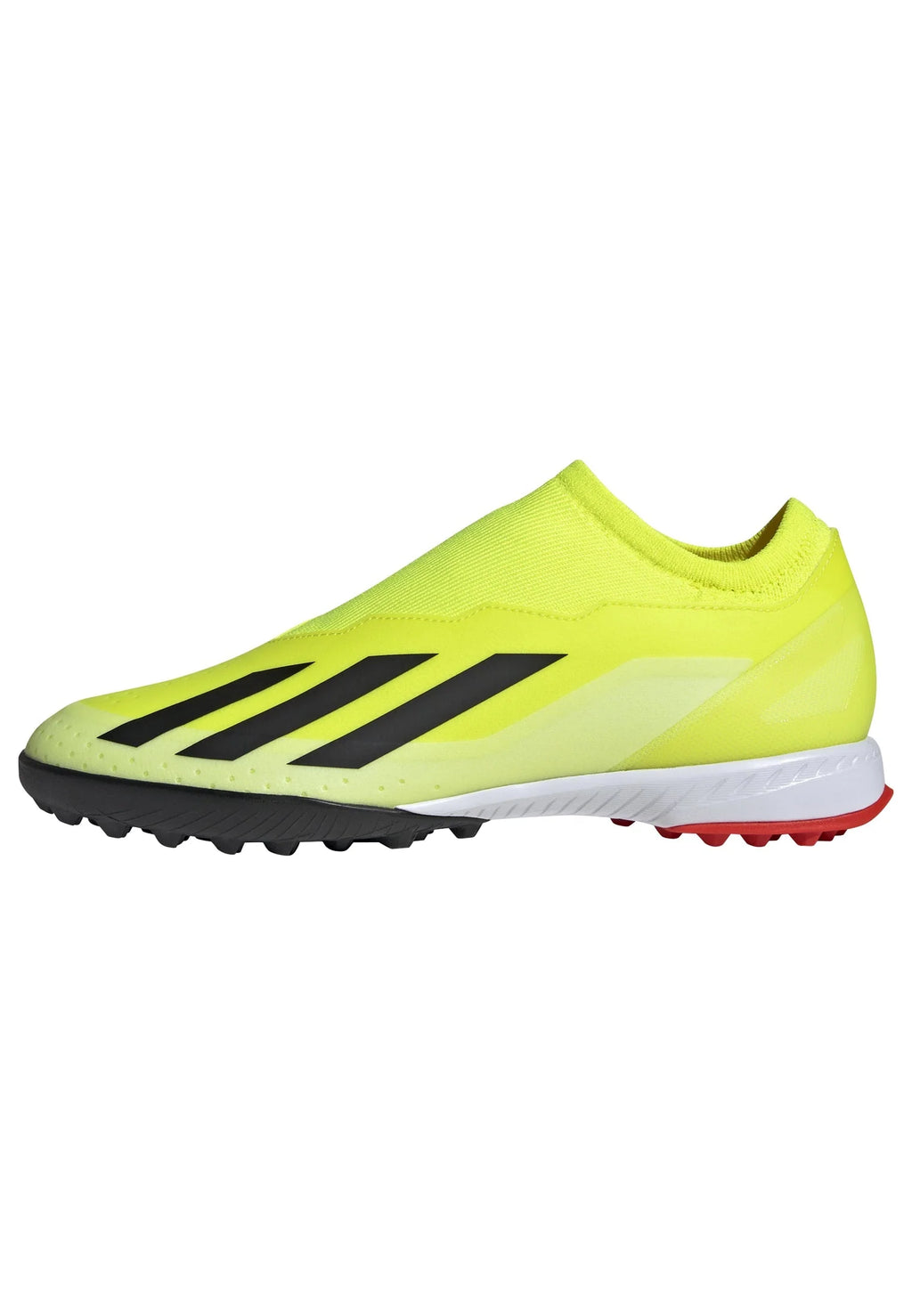 adidas X Crazyfast League Laceless TF Laceless Turf Boots Solar Yellow Black White