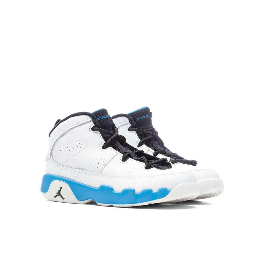 Air Jordan 9 Retro Powder Blue PS Summit White Black Dark Powder Blue