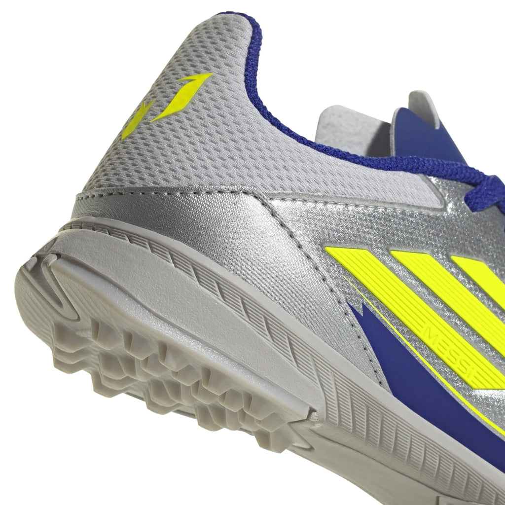 adidas F50 League Messi Turf Boots Junior Silver