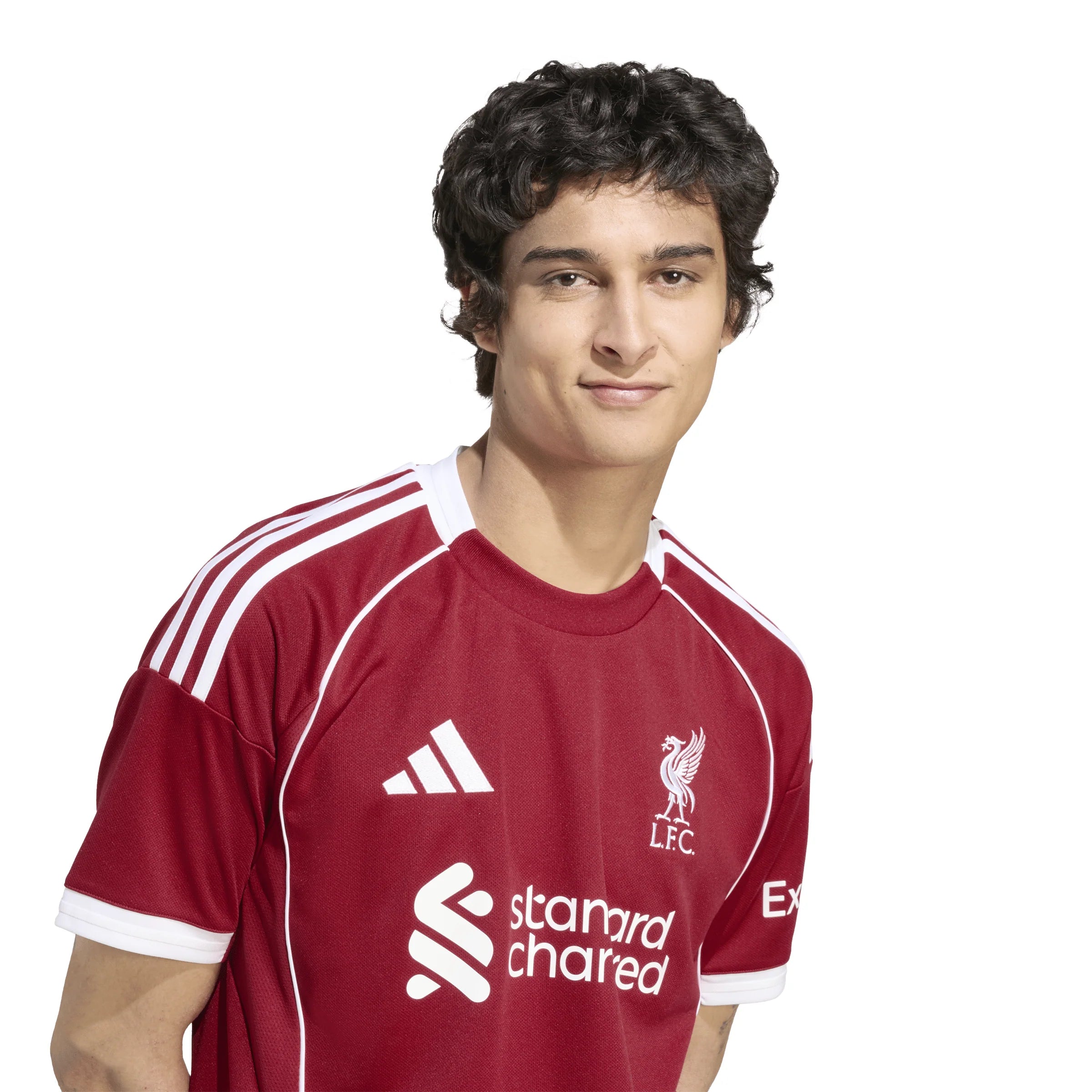 adidas Liverpool FC Home Mens Soccer Jersey 25 26 Red