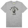 1st Camo College Tee Grey Green