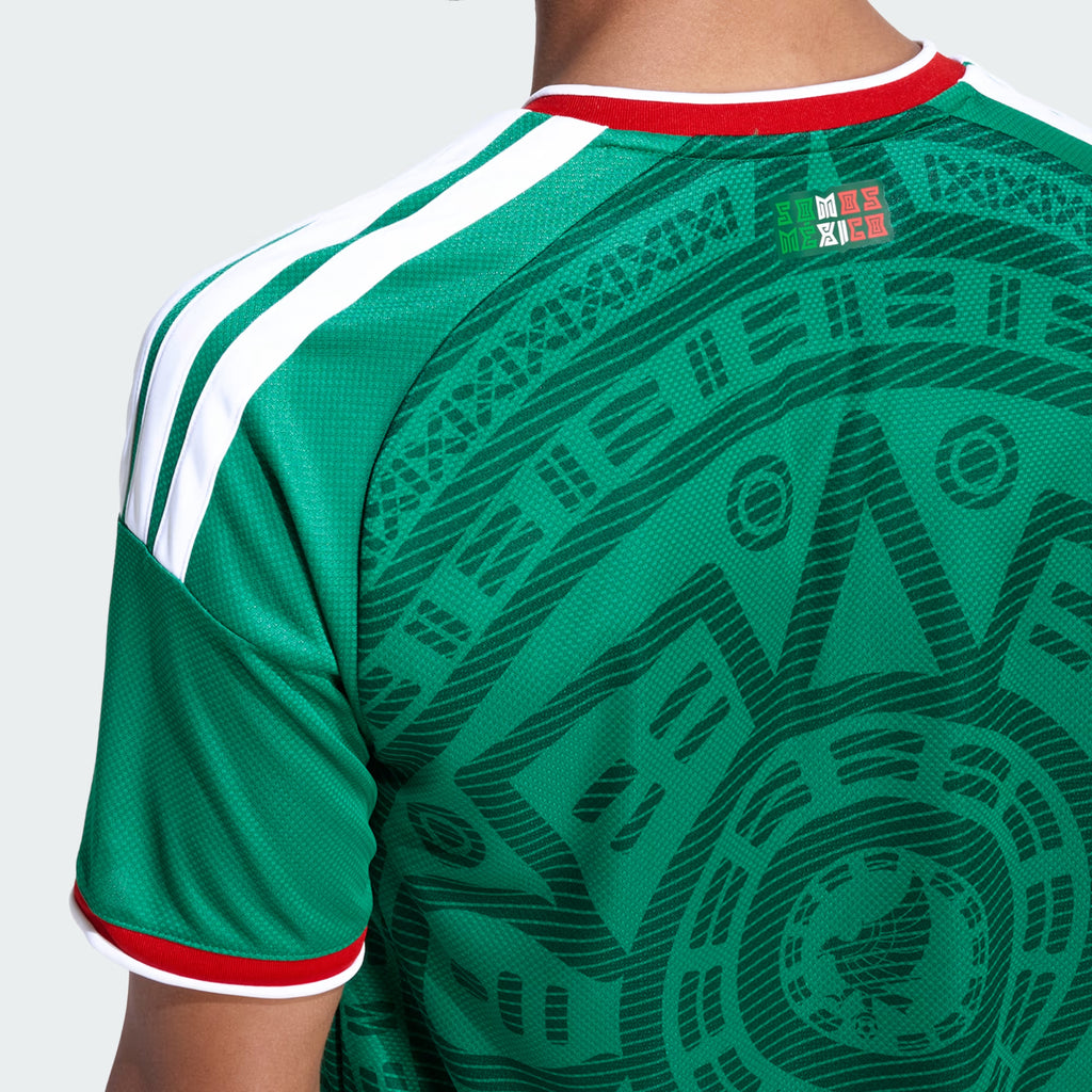 adidas Mexico Home Mens Soccer Jersey 26 Green
