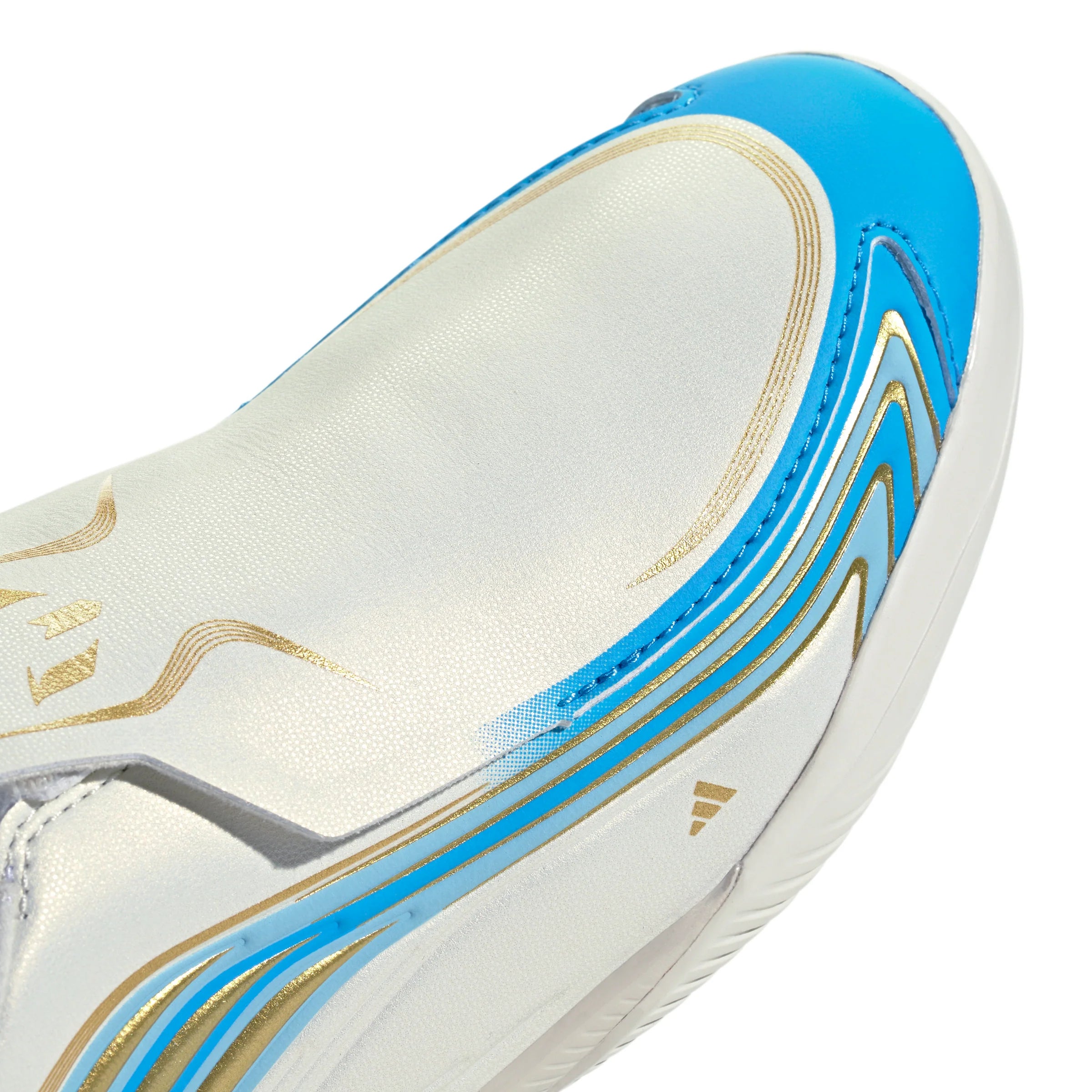 adidas F50 Messi League Laceless IN Indoor Youth Soccer Shoes Blue
