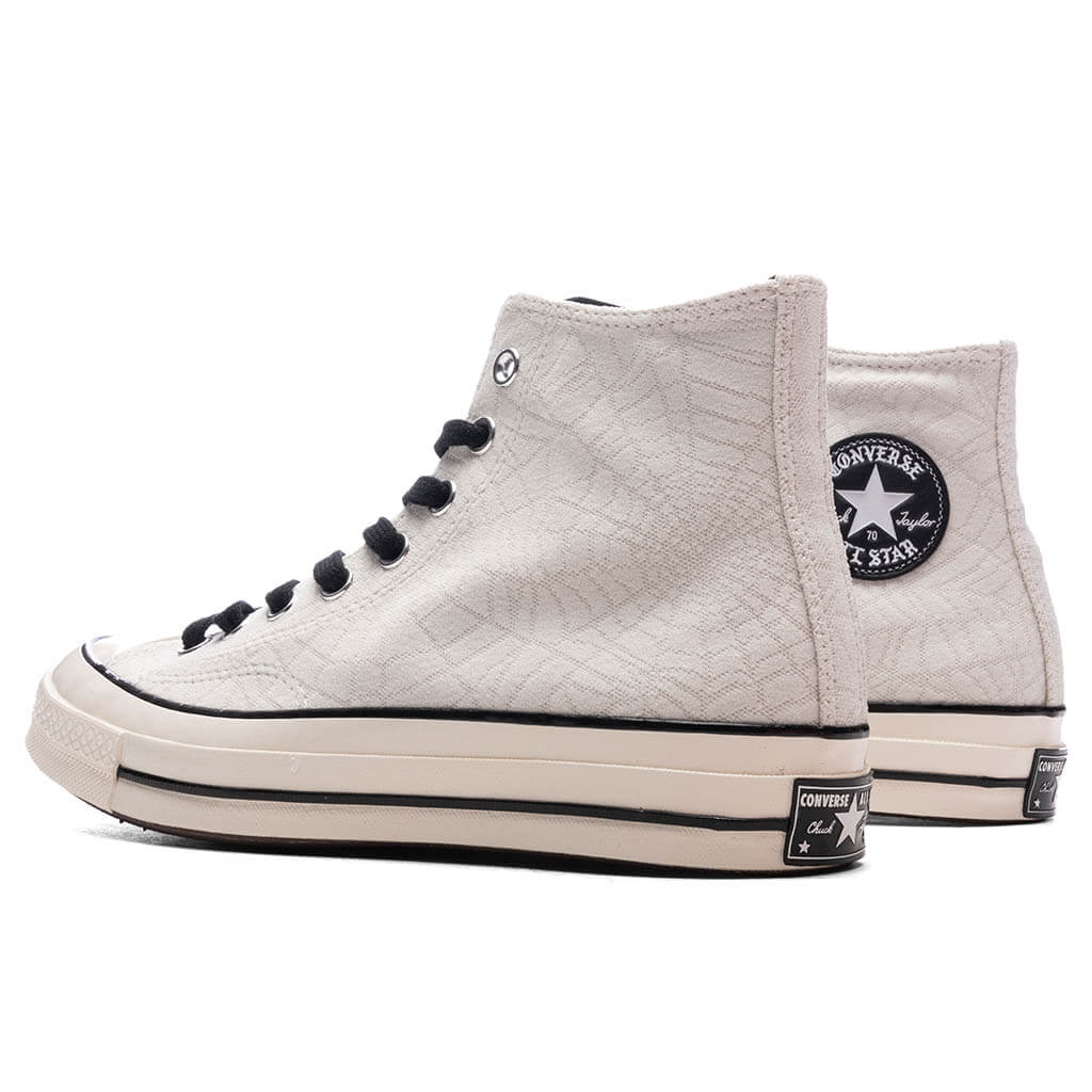 Chuck 70 Hi Egret Light Dune Black
