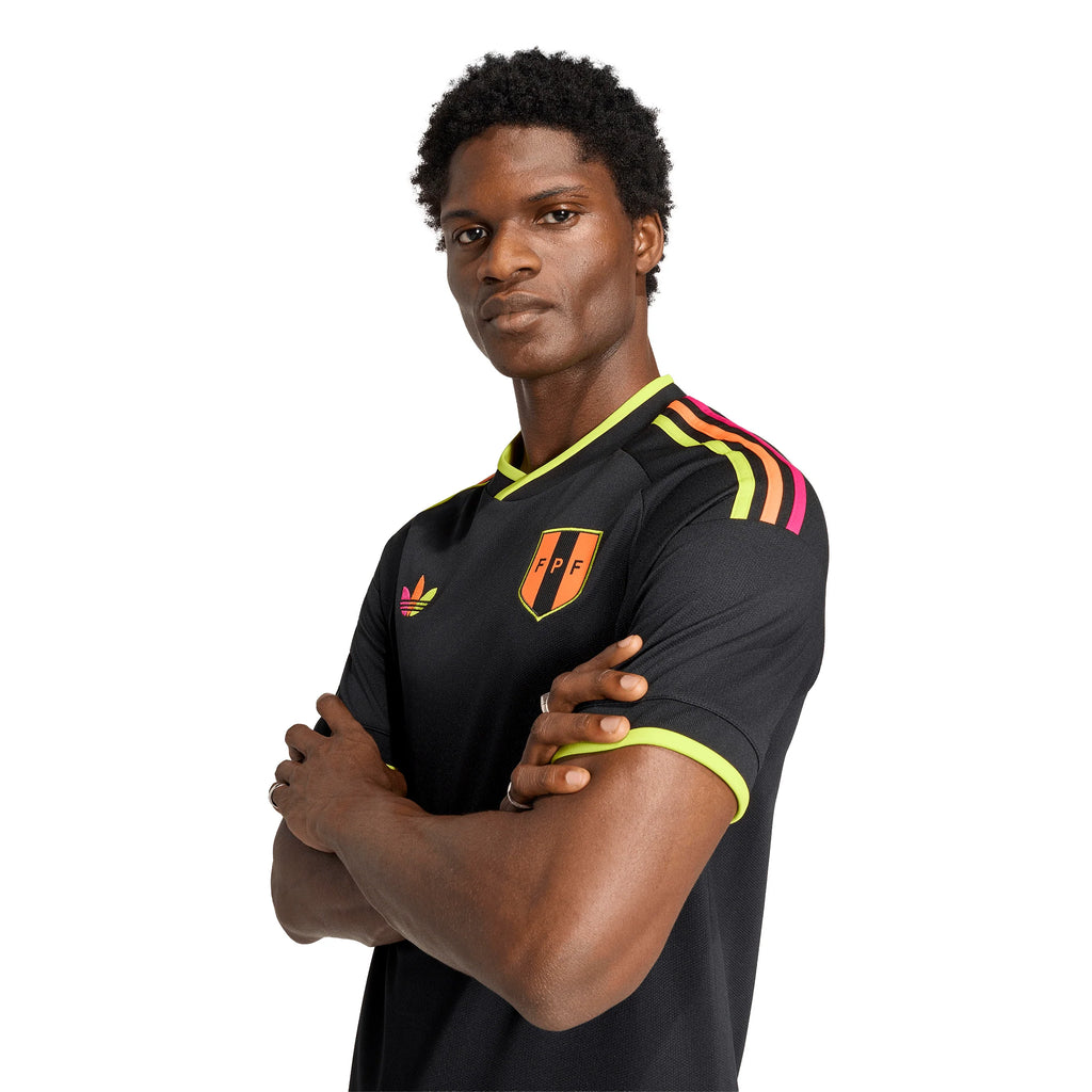 adidas Peru Away Mens Soccer Jersey 2026 Black