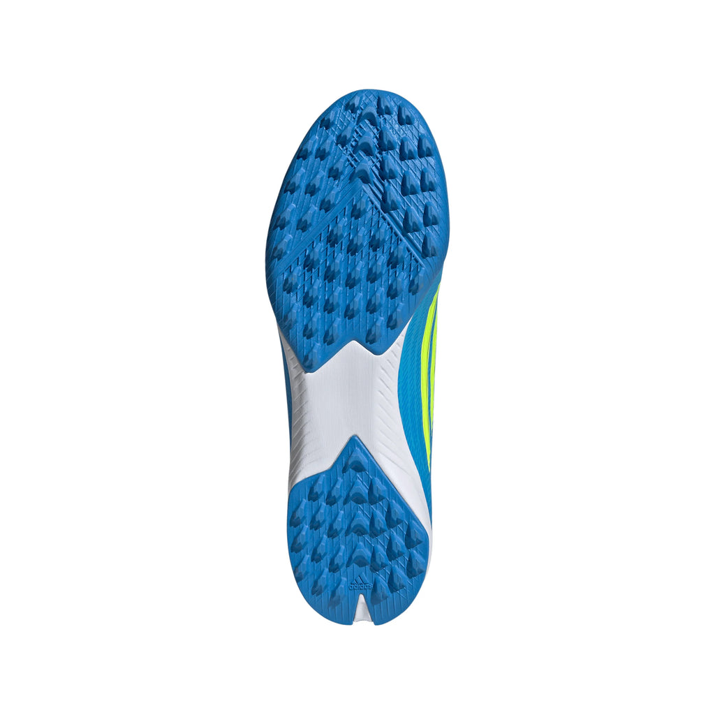 adidas F50 League TF Turf Mens Soccer Cleats Blue Yellow Aqua