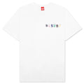 Cash Rules S S Tee White