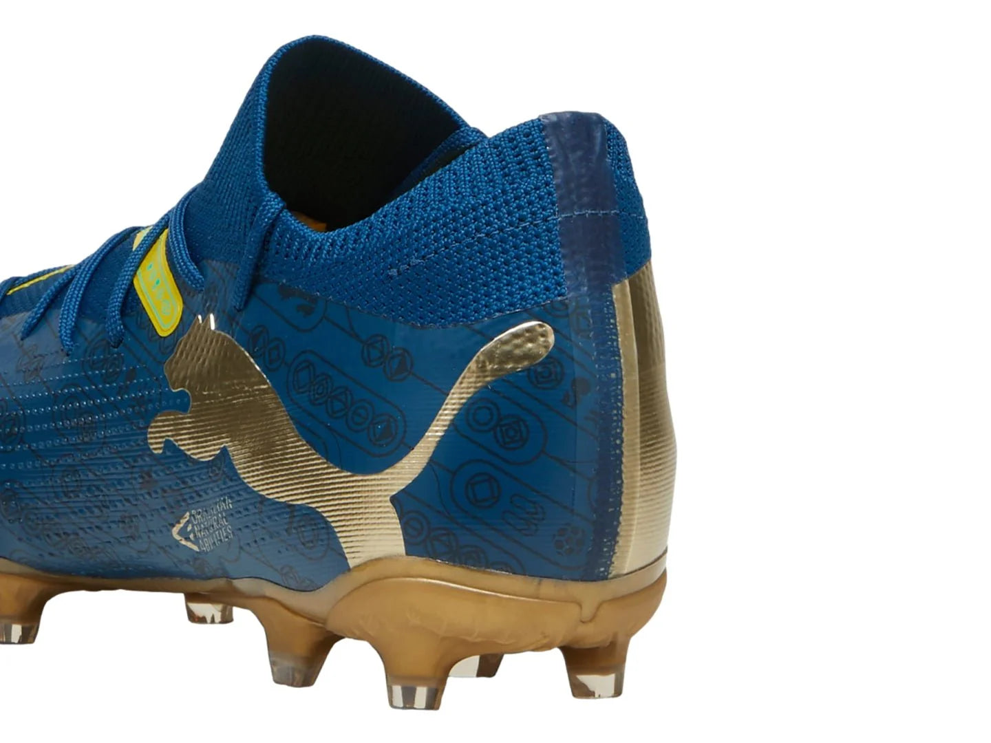 PUMA Future 7 Match BNA FG AG Multi Ground Soccer Cleats Blue Yellow