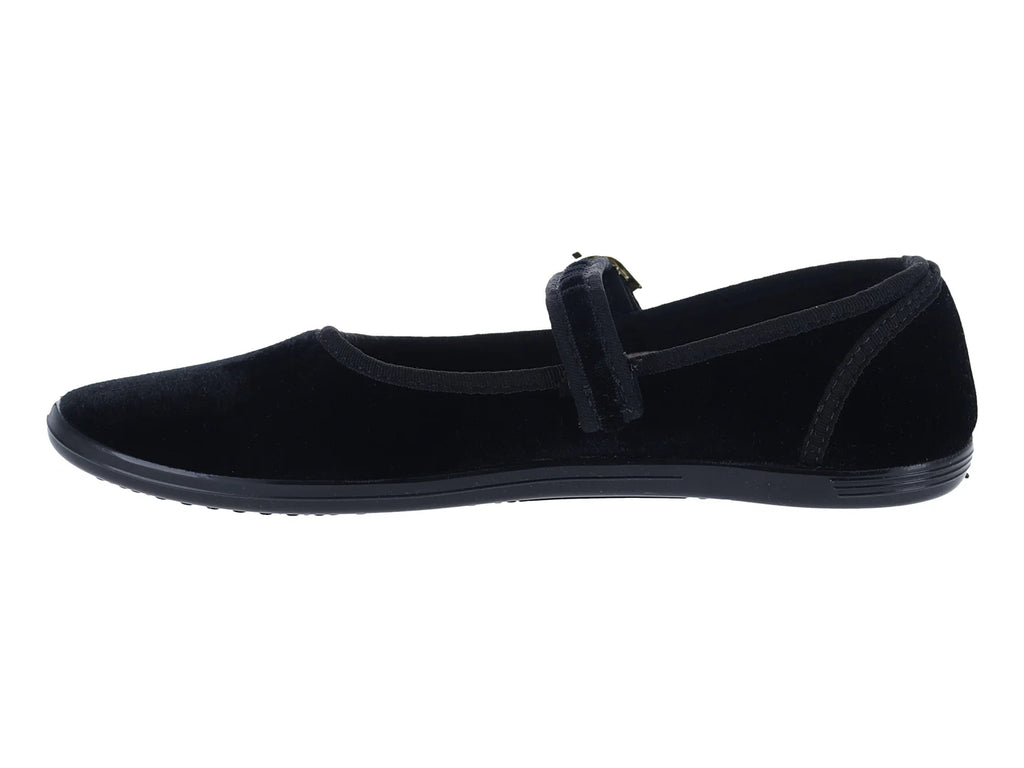 Zapatos Flats Ballerinas Moleca Negro para Mujer