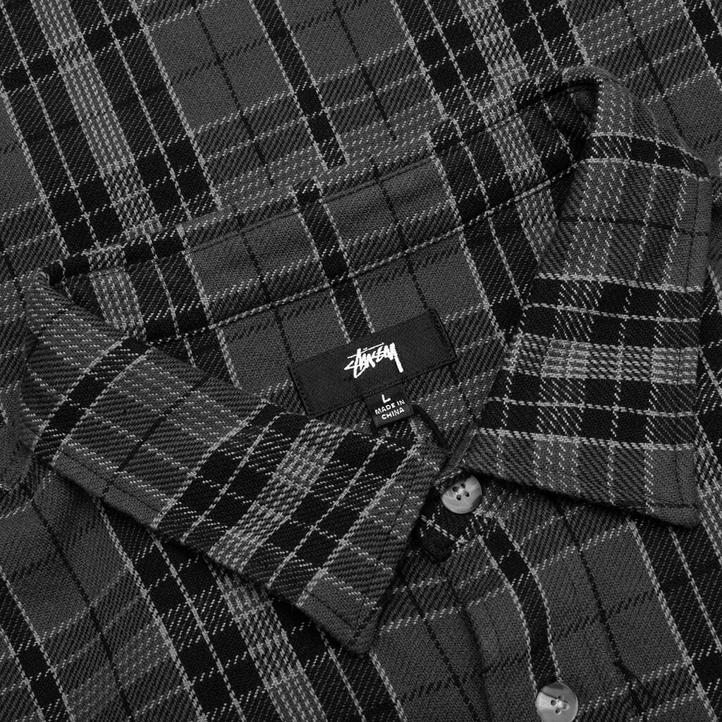 Stones Plaid Shirt Black