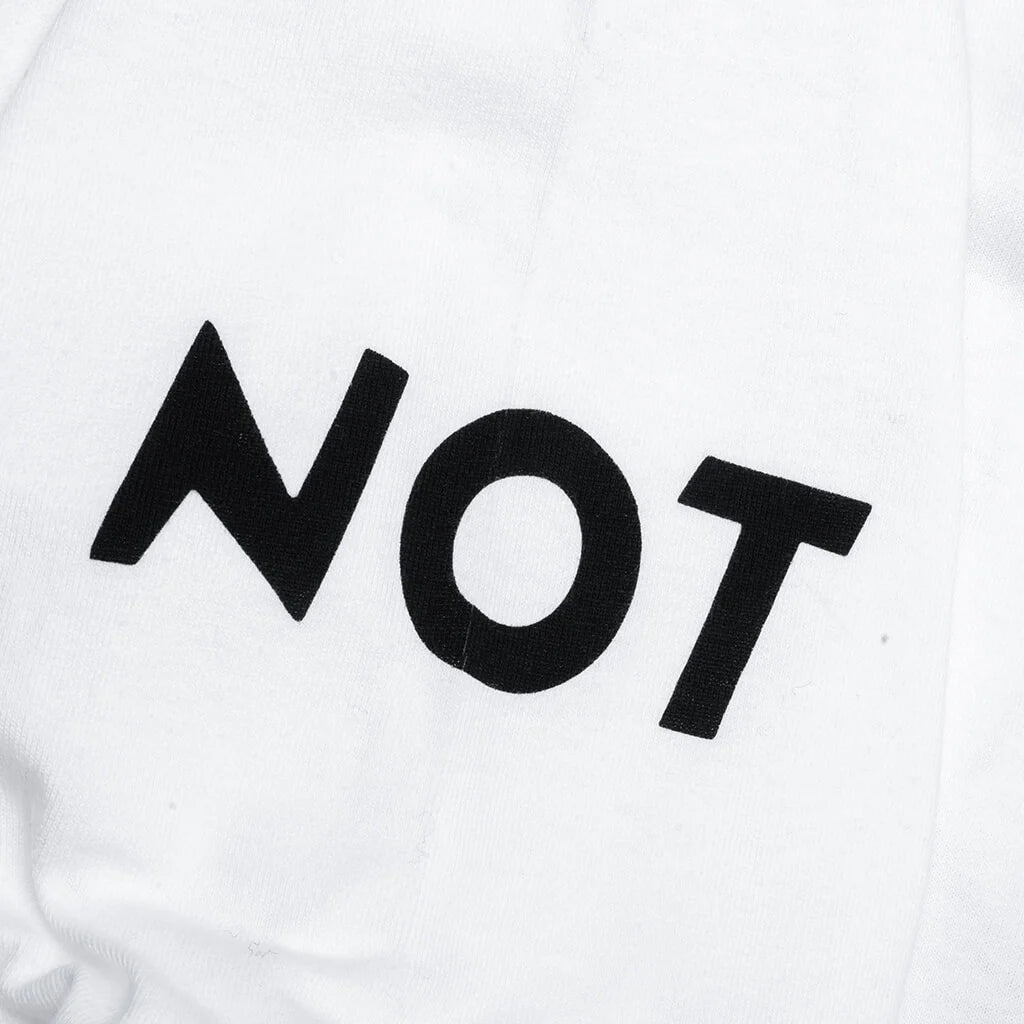 Not Finished Long Sleeve T Shirt White