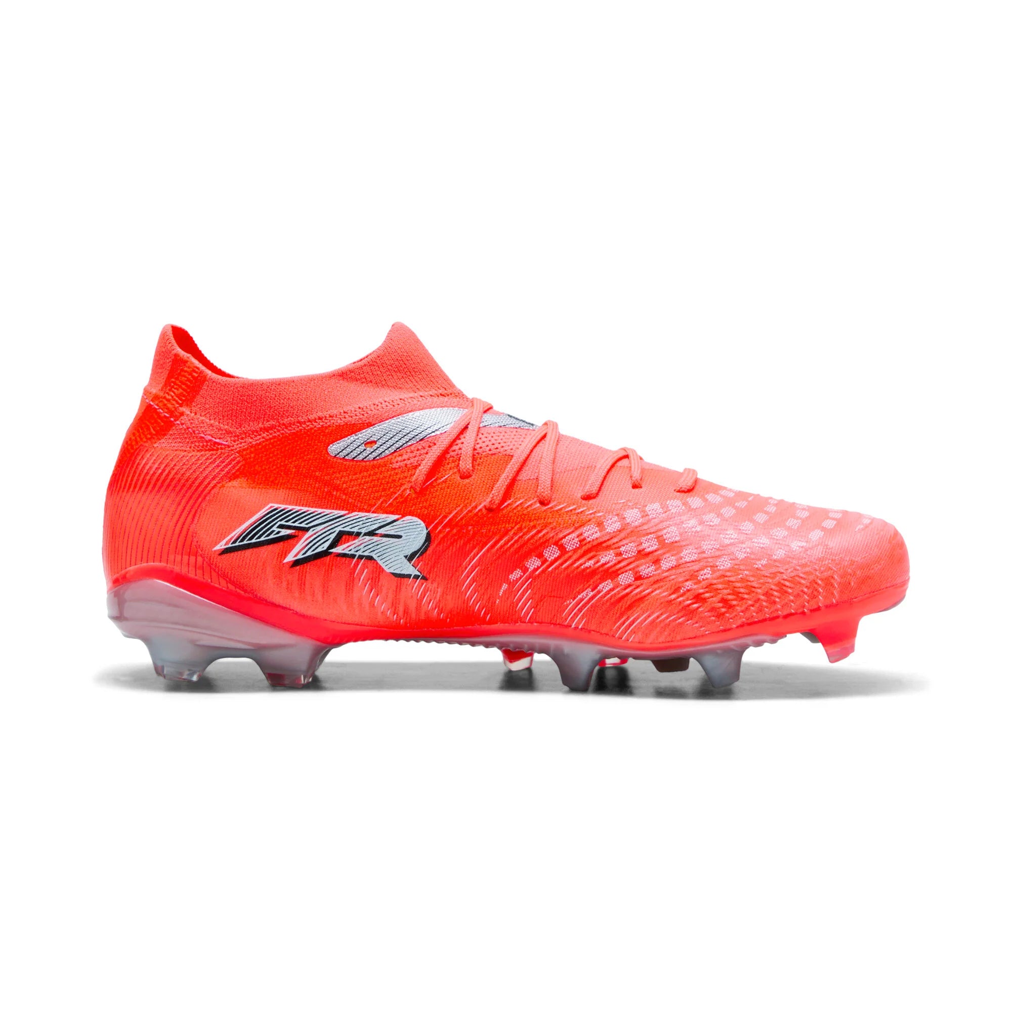 PUMA Future 9 Match FG AG Firm Multi Ground Mens Soccer Cleats Red White Black