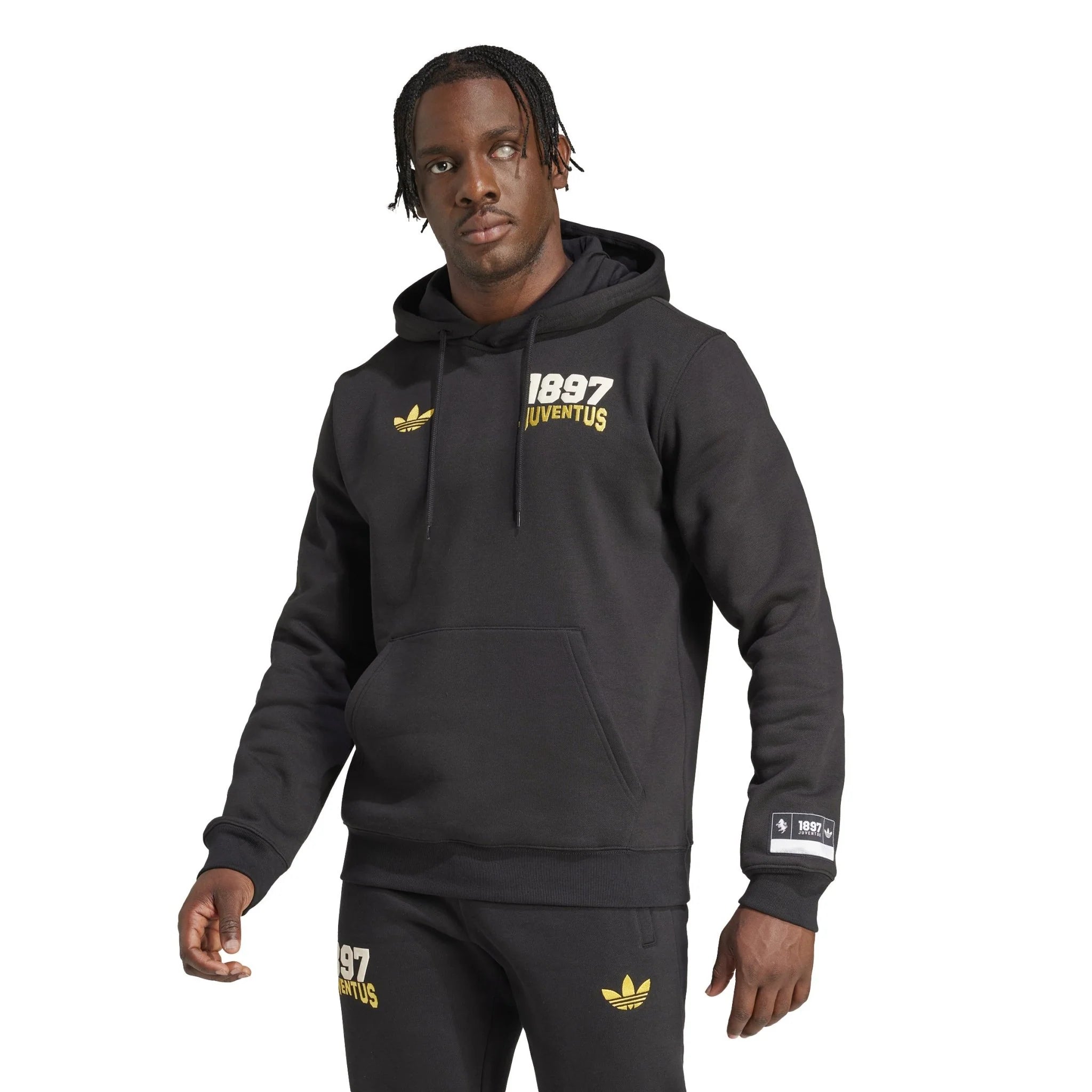 adidas Juventus VRCT Hoodie Black Gold