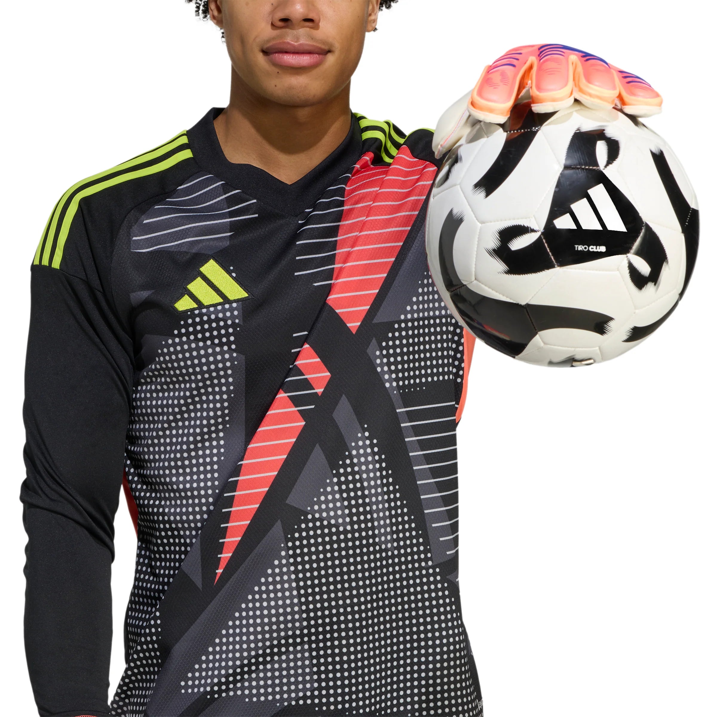 adidas Predator League Goalkeeper Mens Soccer Gloves Orange White Blue