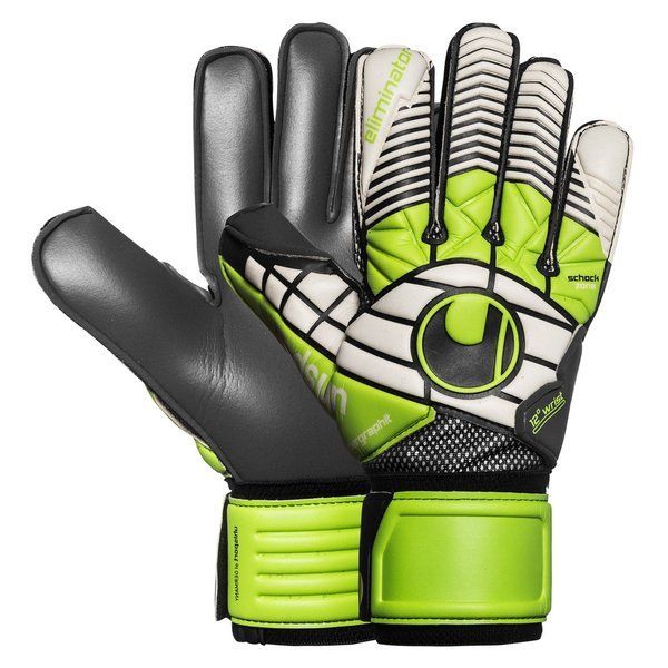 Uhlsport Eliminator Super Goalkeeper Gloves Graphite White Green