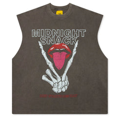Midnight Snack Cut Off Tee Vintage Black