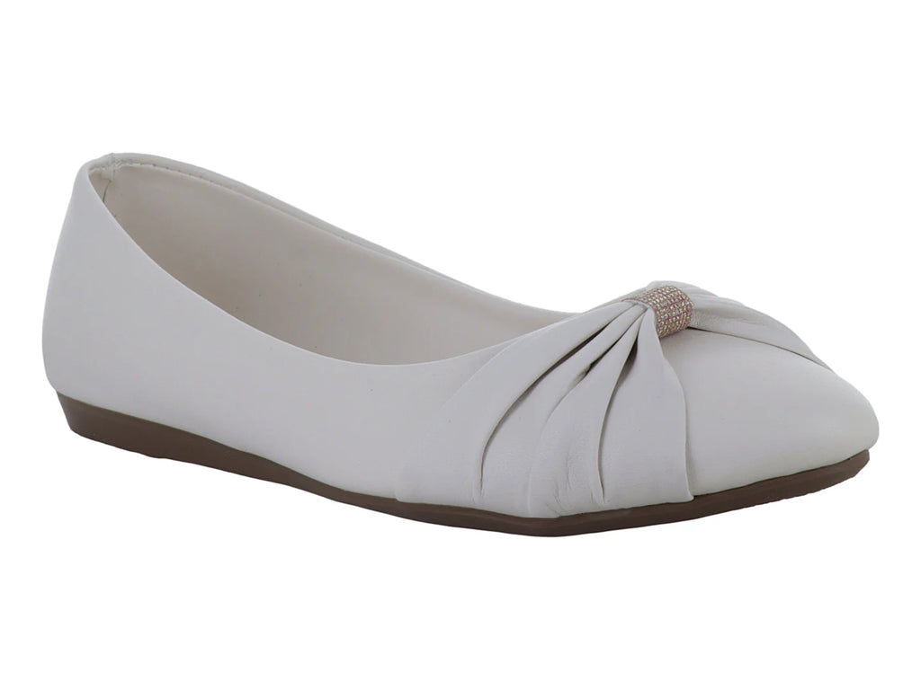 Zapatos Planos Mutante Color Latte para Mujer