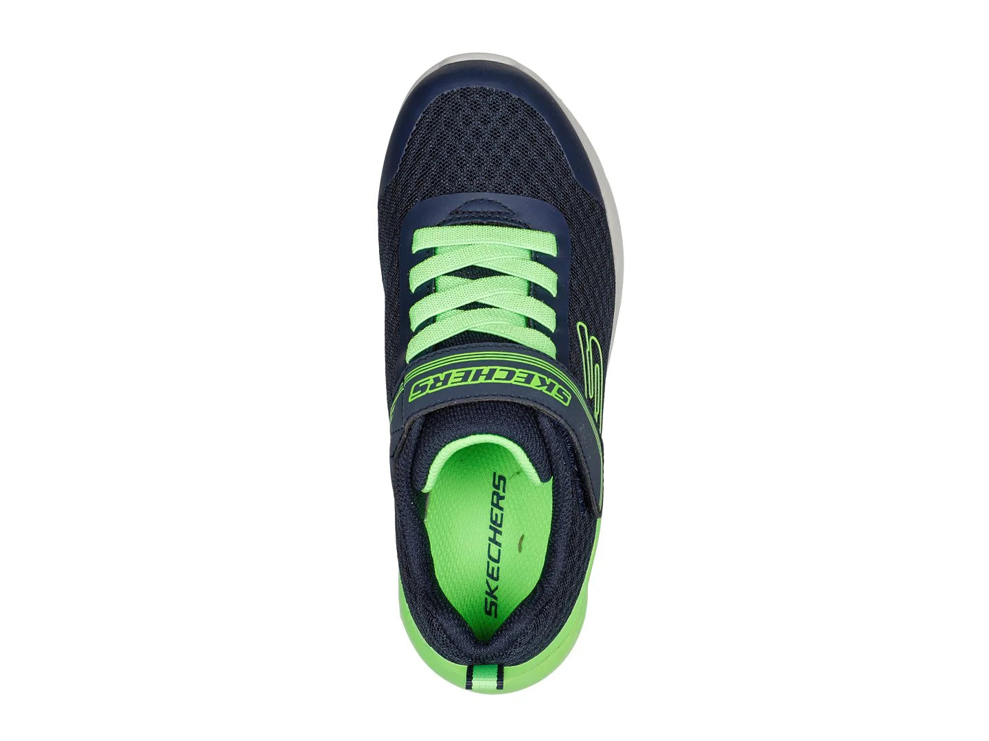 Tenis Skechers Azul Marino y Verde Lima para Niño