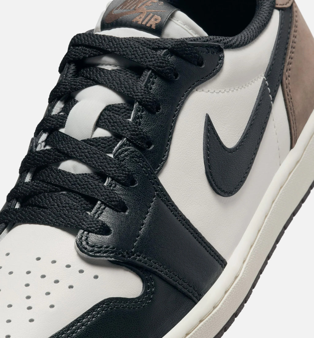 Air Jordan 1 Retro Low Mocha Mens Lifestyle Shoe Sail Black Dark Mocha