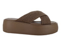 Sandalias Plataforma Calvin Klein Color Khaki para Mujer