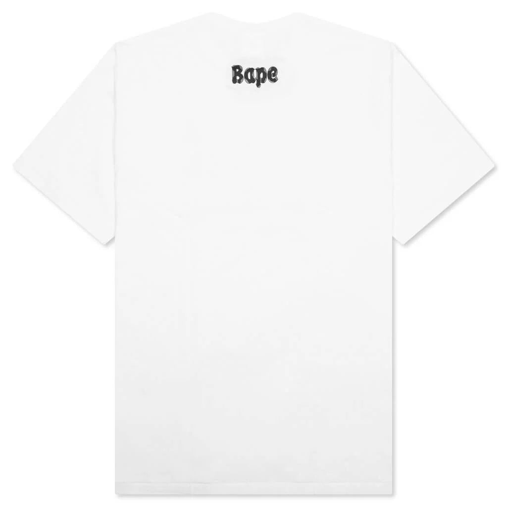 Brush College Tee White