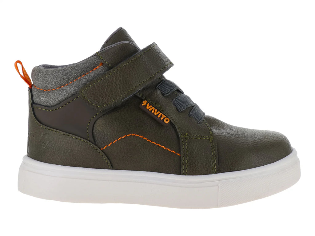 Tenis VAVITO Color Verde Militar para Niño