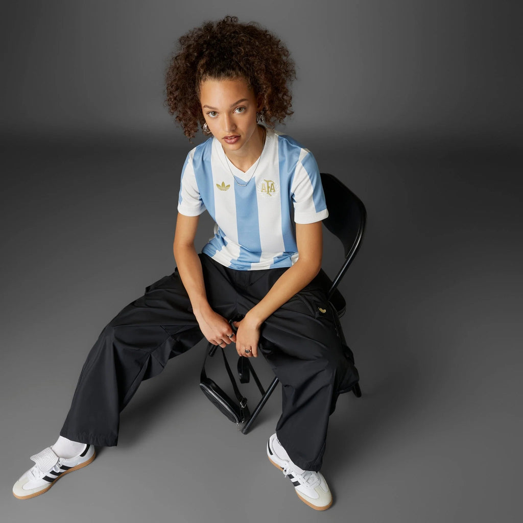adidas Womens Argentina Anniversary Jersey 24 25 Sky White