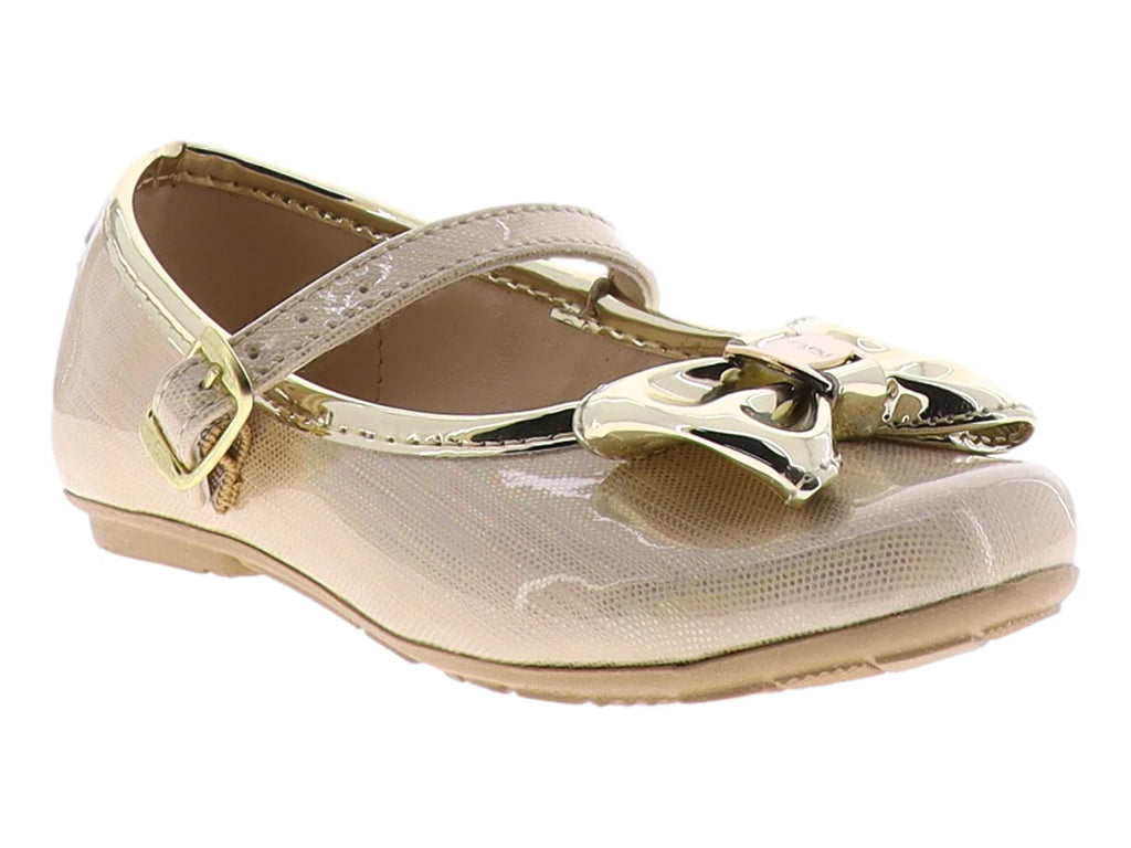 Zapatos Mary Jane Sarele Color Oro para Niña