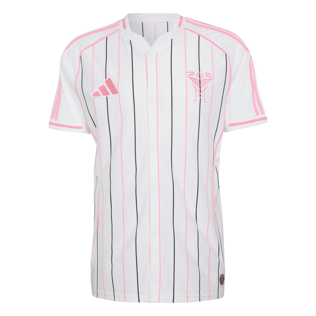 adidas Inter Miami CF Mens Baseball Jersey 2026 White Pink