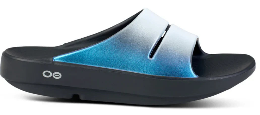 Oofos Womens OOahh Luxe Slide