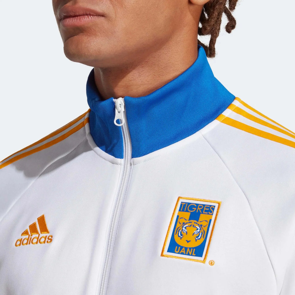 adidas Tigres UANL DNA Track Top White Blue Gold