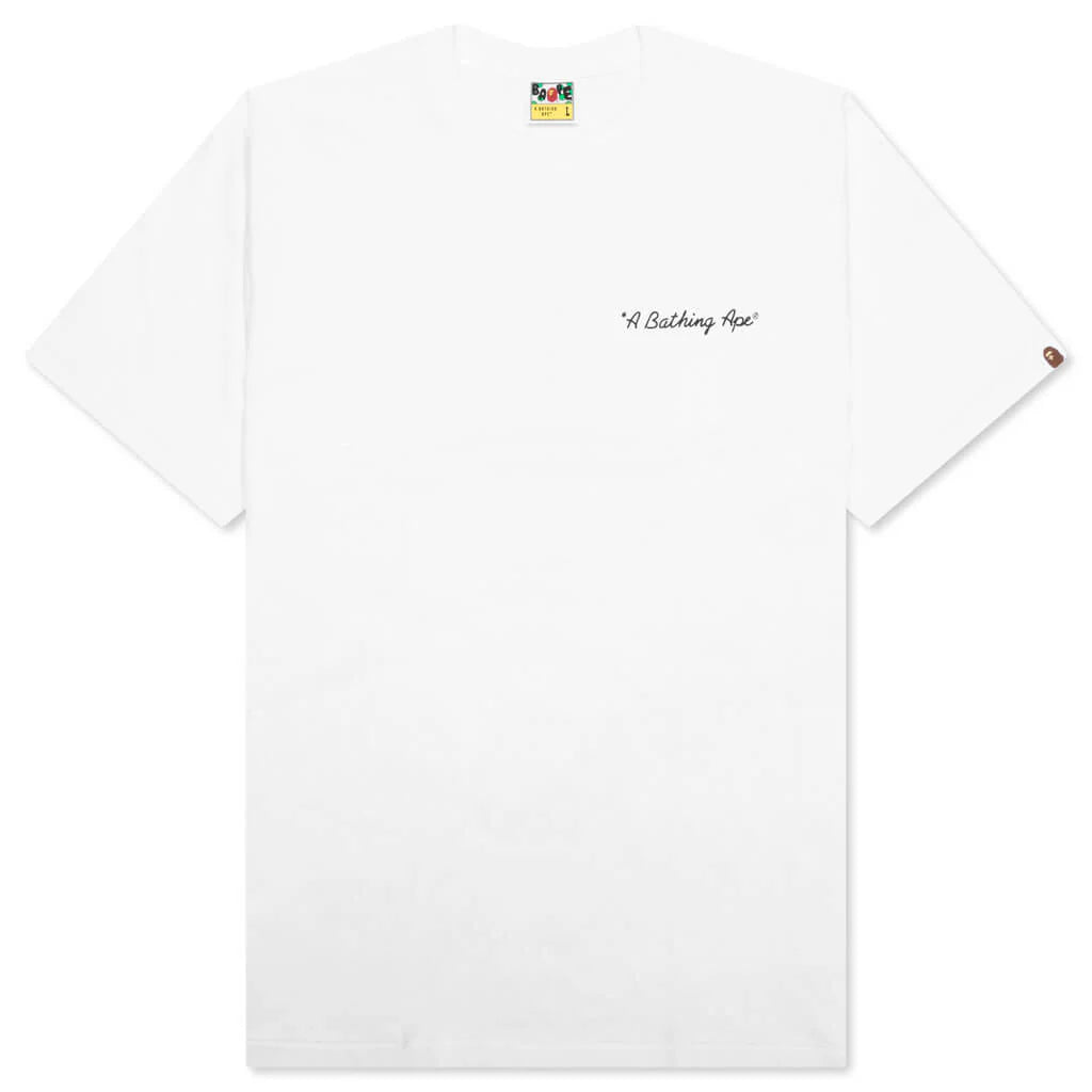 1st Camo General Made Tee White Green
