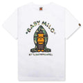Kids ABC Camo Milo Hoodie Tee White Green