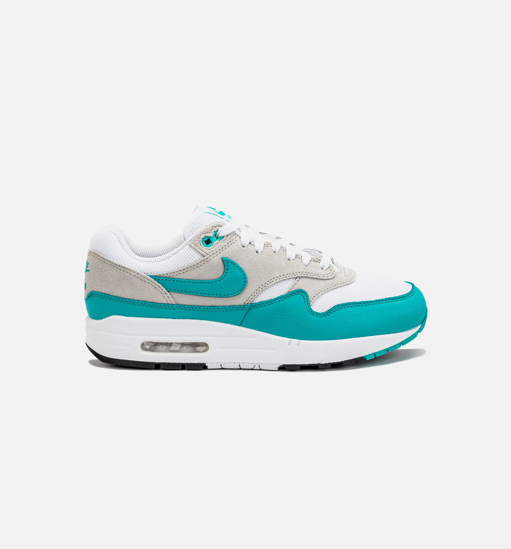 Air Max 1 Clear Jade Mens Lifestyle Shoe Grey Jade