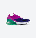 Air Max 270 Flyknit Mens Shoe Deep Royal Blue Black Fuchsia Flash