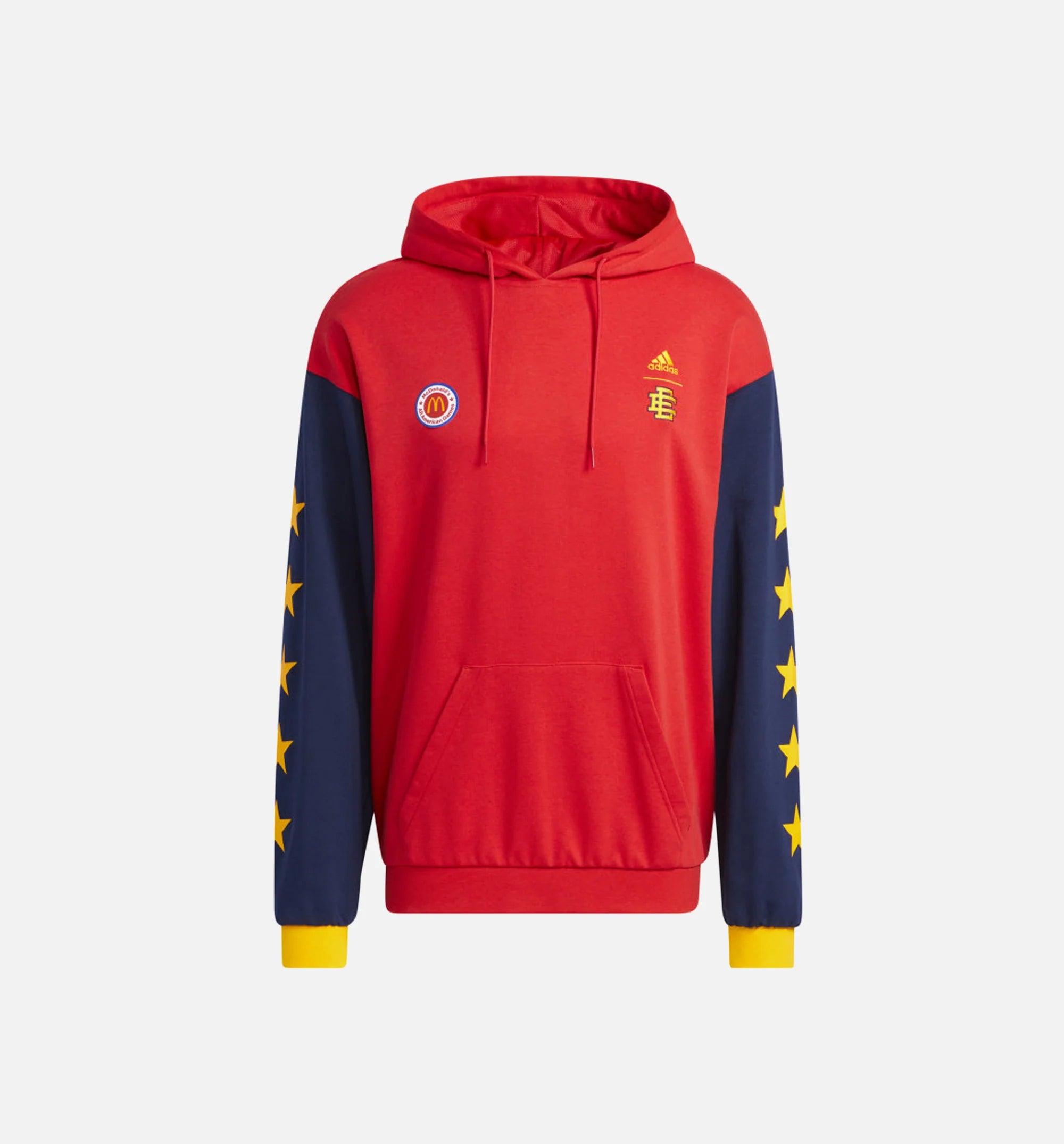 Eric Emanuel McDonalds Hoodie Mens Hoodie Red Blue
